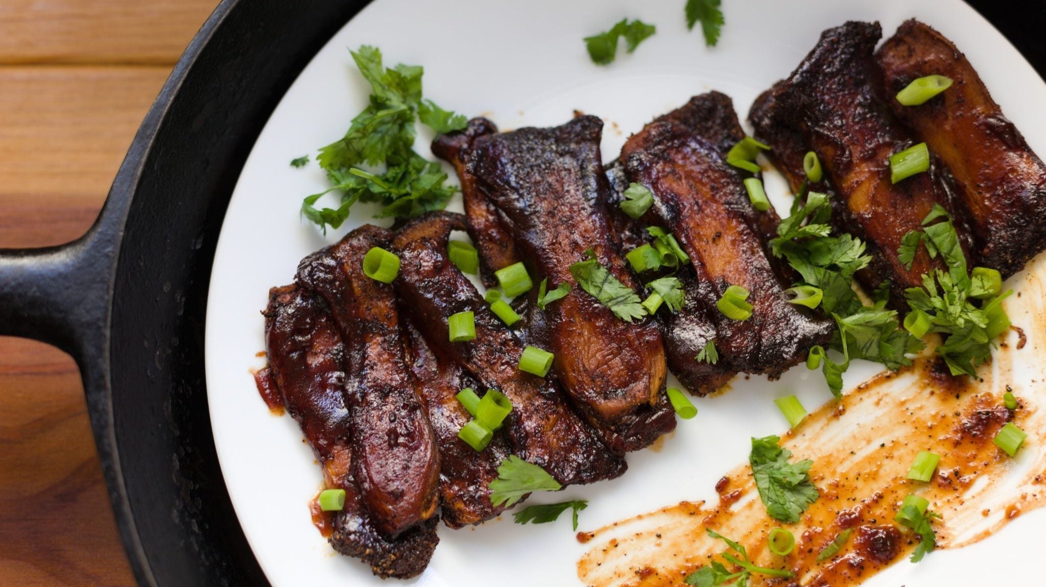 Braised Short Rib & Bacon Wrapped Dates