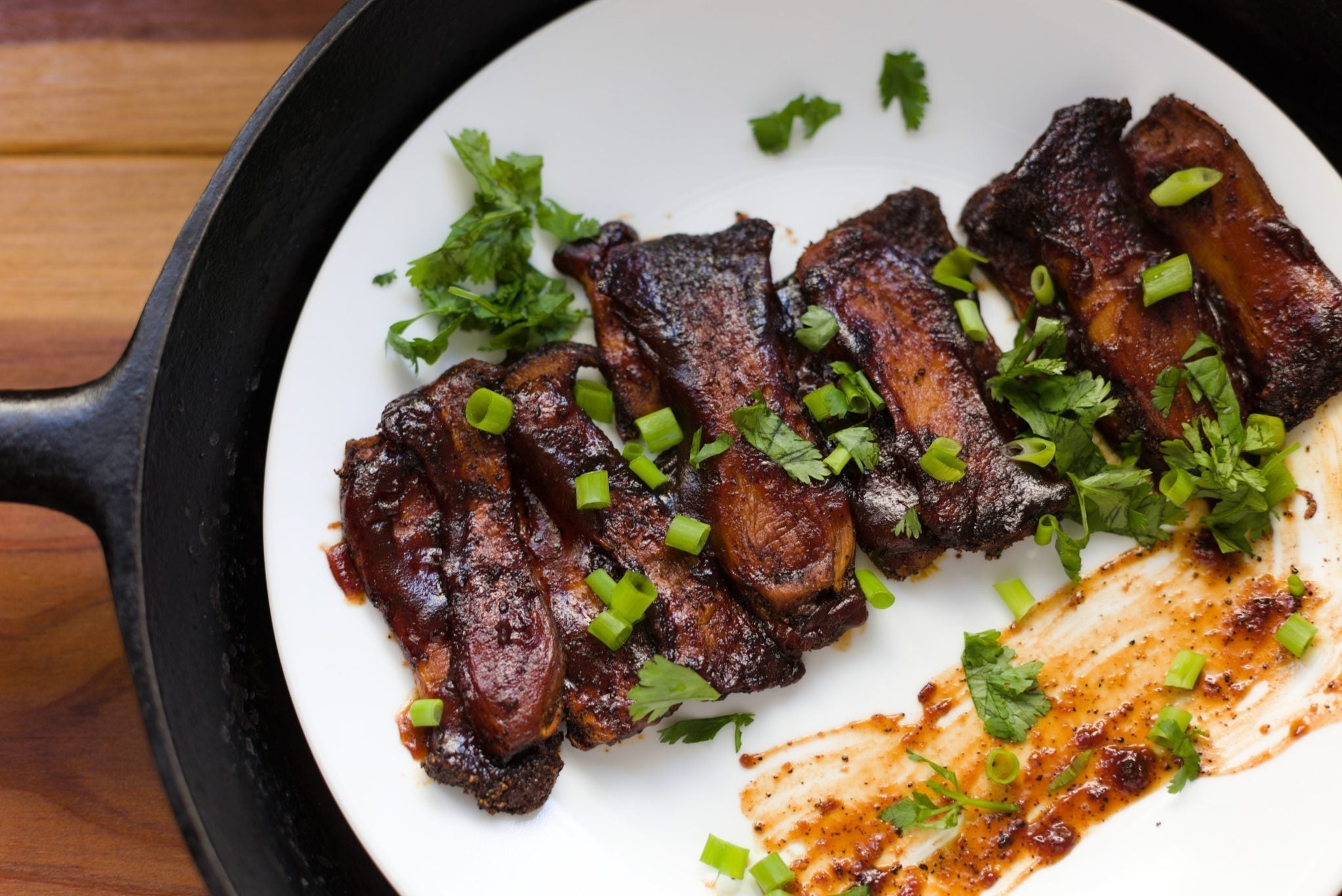 Braised Short Rib & Bacon Wrapped Dates